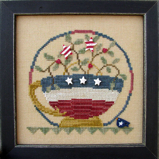 Cup O' Tea July Pattern and Buttons