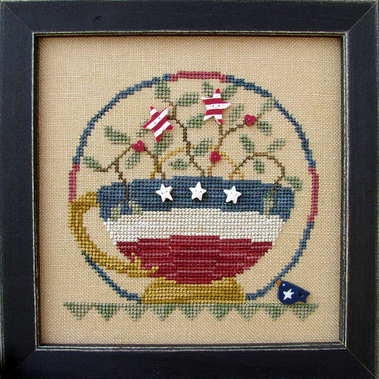 Cup O' Tea July Pattern and Buttons