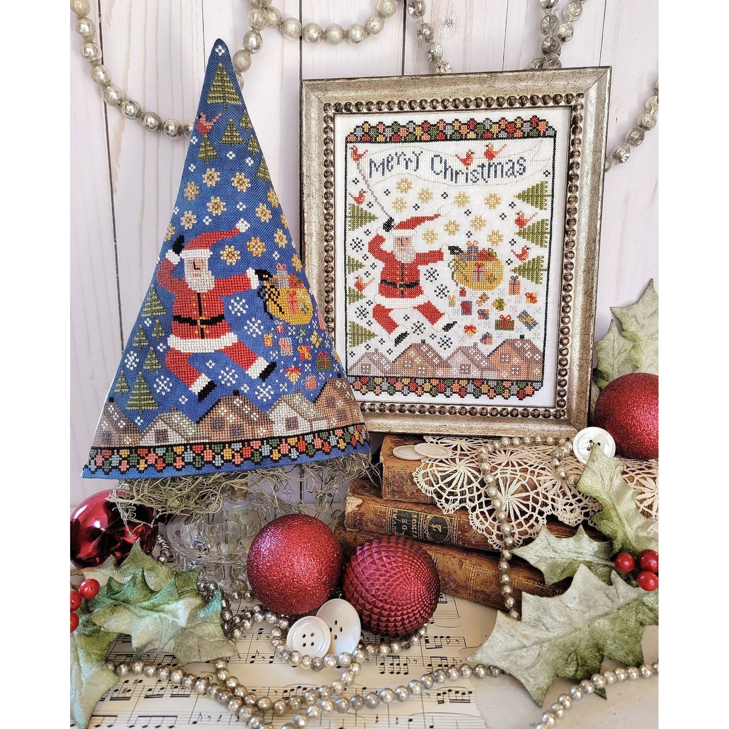 Tenth Day of Christmas Sampler and Tree Pattern