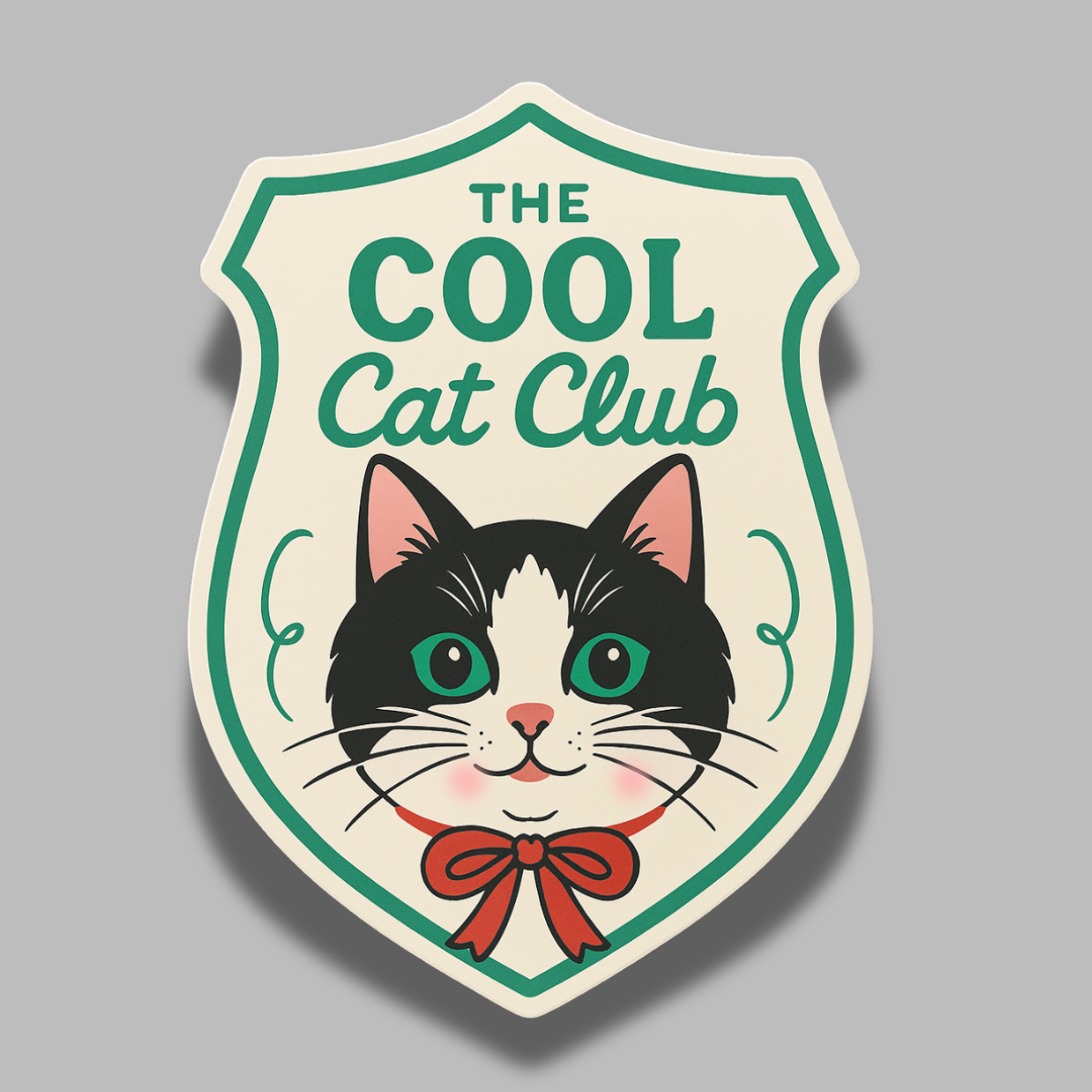 Cool Cat Club Sticker