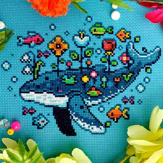 Whale Garden Pattern