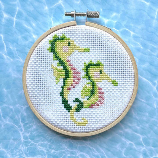 Seahorses Cross Stitch Kit