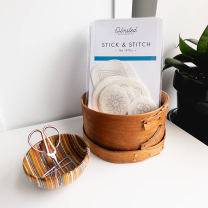 1970's Stick and Stitch Retro Embroidery Patterns