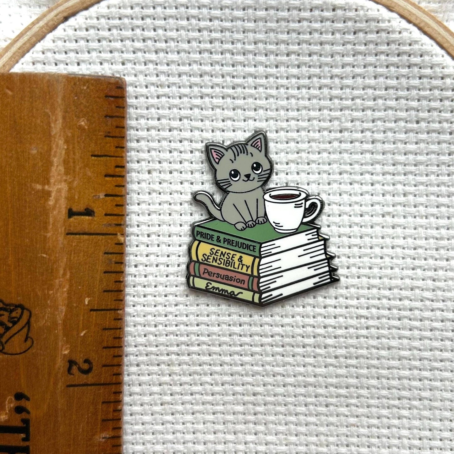 Cats, Coffee and Jane Austen Needle Minder