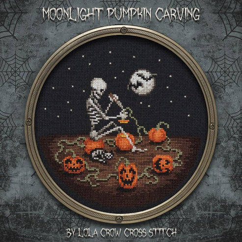 Moonlight Pumpkin Carving Pattern