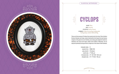 Monsters and Mayhem in Cross-Stitch: Designs and Instruction