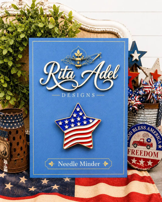 Americana Flag Star Needle Minder
