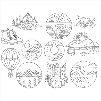 Wander Free Stick & Stitch Embroidery Pack