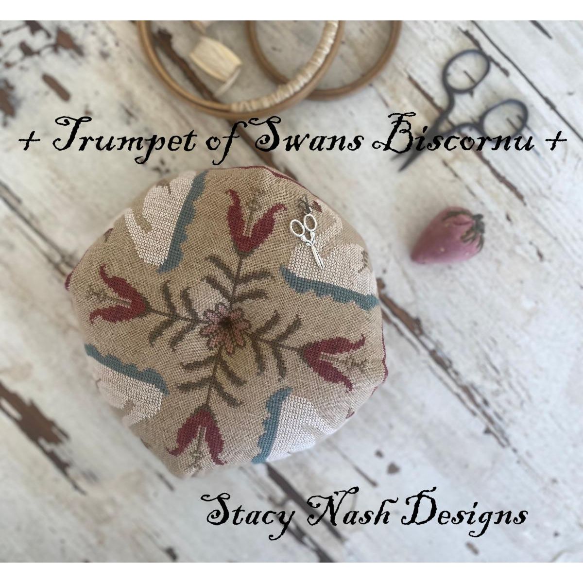 Trumpet of Swans Biscornu Pattern
