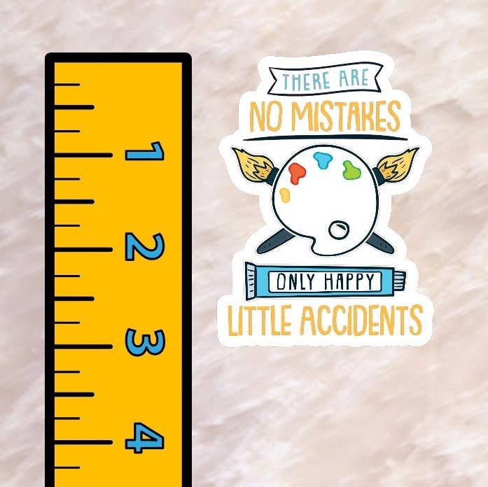 No Mistakes Sticker