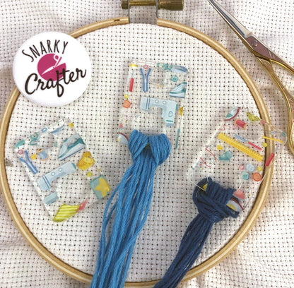 Acrylic Floss Drops Sewing Notions