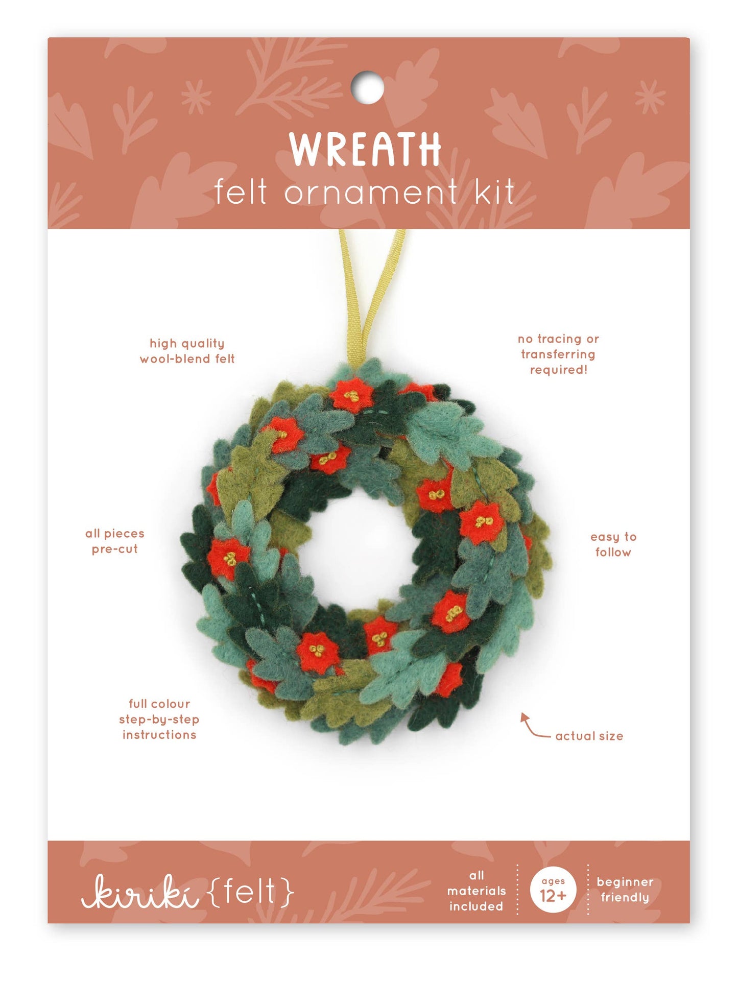 Wreath Felt Ornament Kit