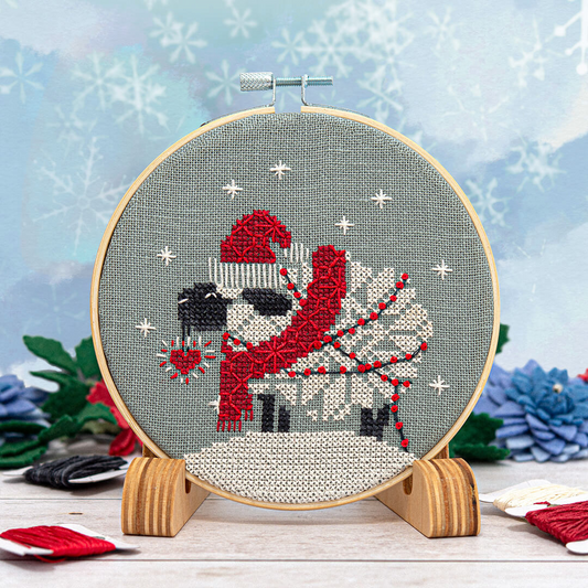 Snowflake Sheep Ornament Pattern