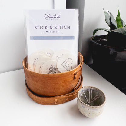 Mini Stick and Stitch Embroidery Sampler Pattern