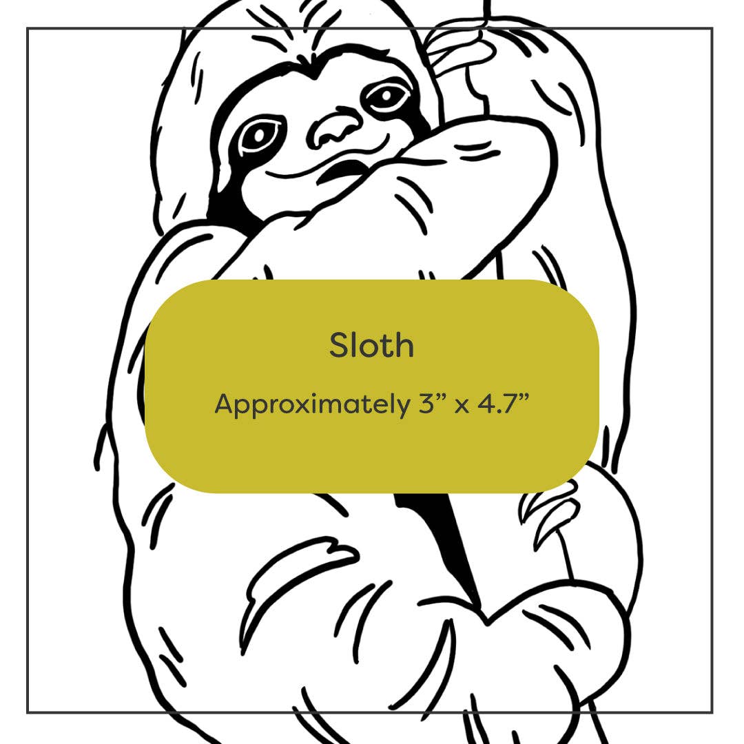 Wild Animal Stick-and-Stitch Pattern Pack #1