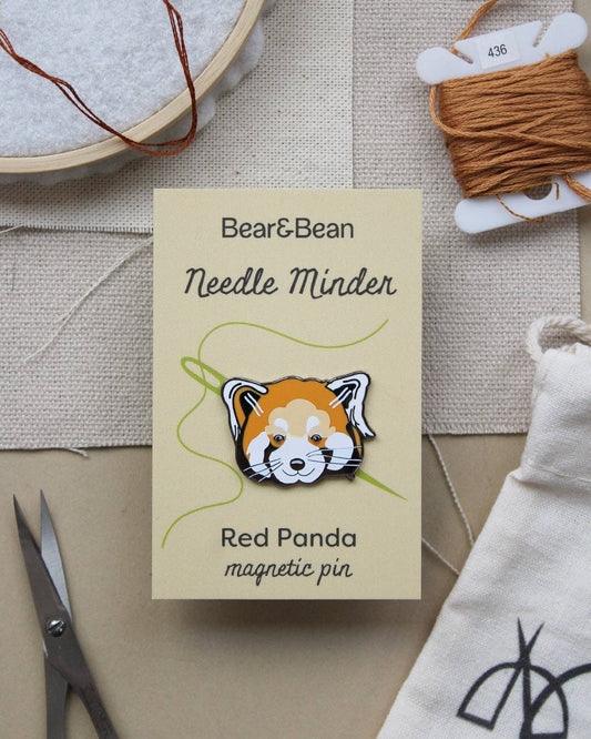 Red Panda Enamel Needle Minder