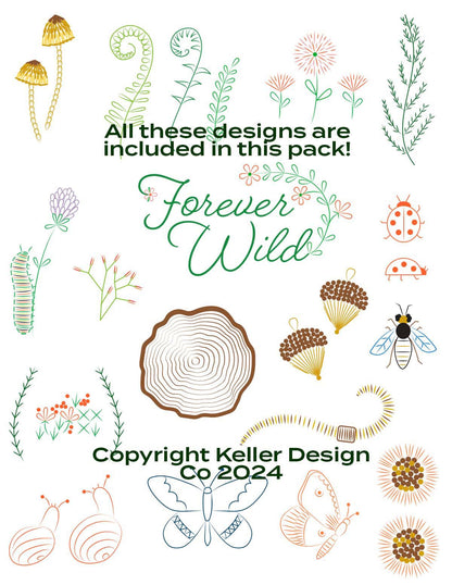 Stick It Stitch It Patterns Forever Wild