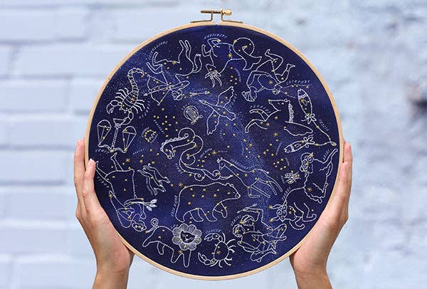 Star Map 11" Hoop Kit