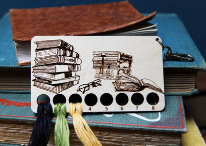 Maple Wood Embroidery Floss Thread Storage Holder
