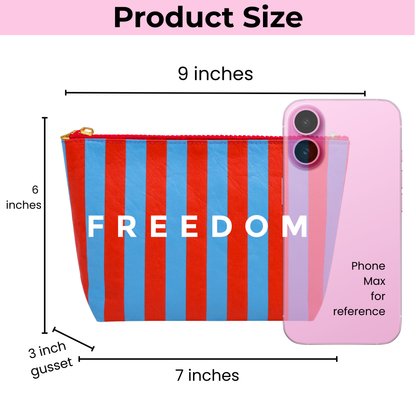 Freedom Tyvek Zip Notions Bag