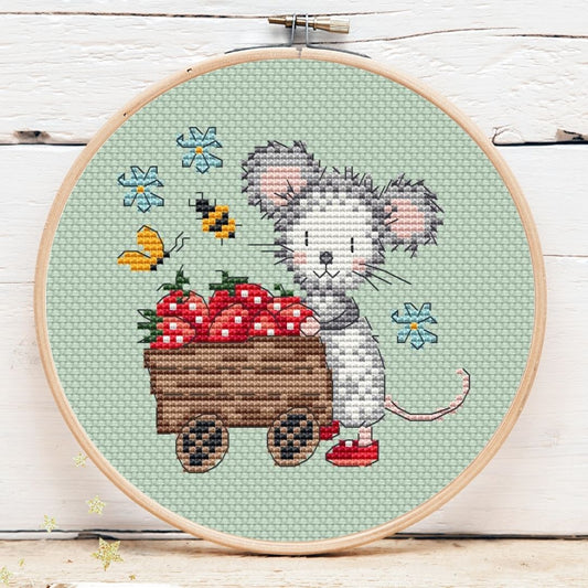 Strawberry Mouse Mini 4 Pattern