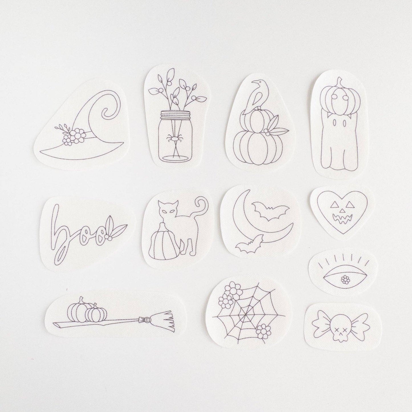 Stick & Stitch Halloween Embroidery Pattern