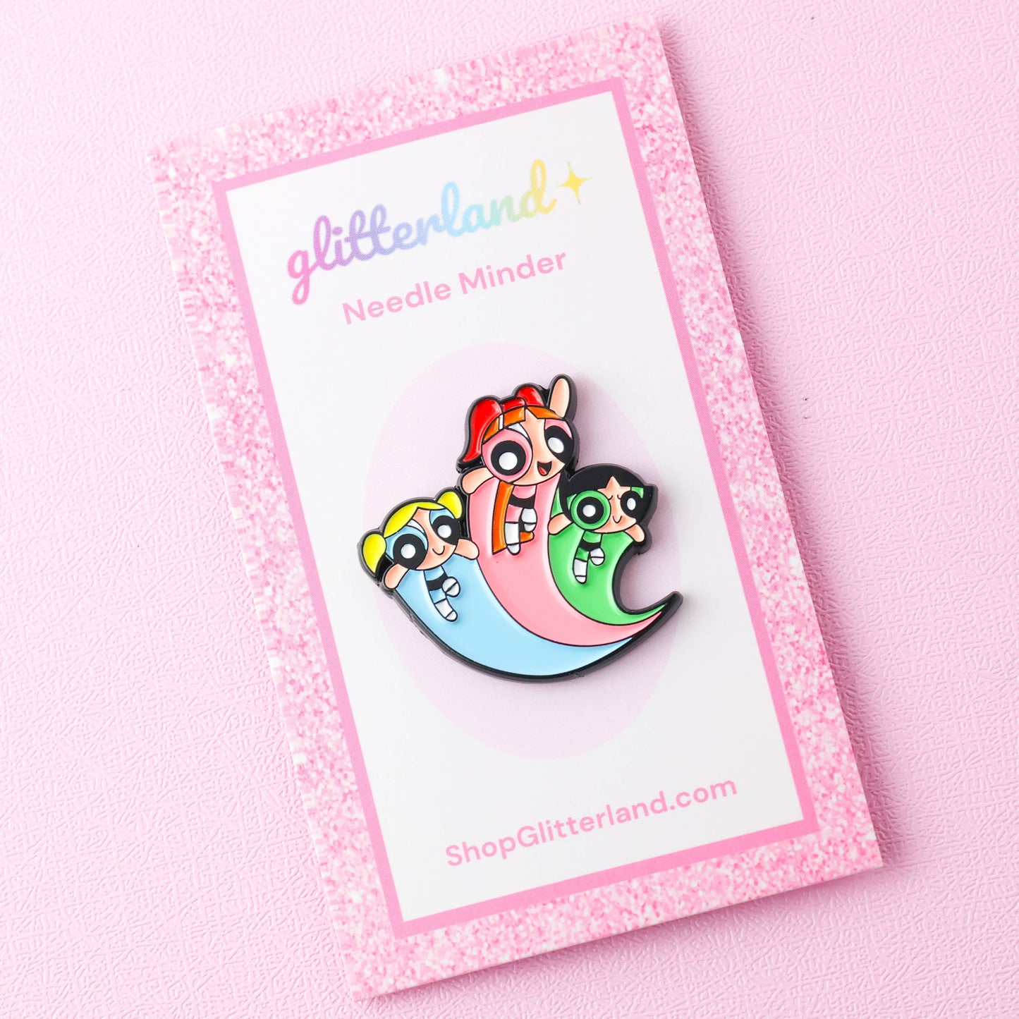 Cartoon Girl Needle Minder