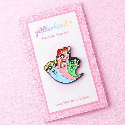 Cartoon Girl Needle Minder
