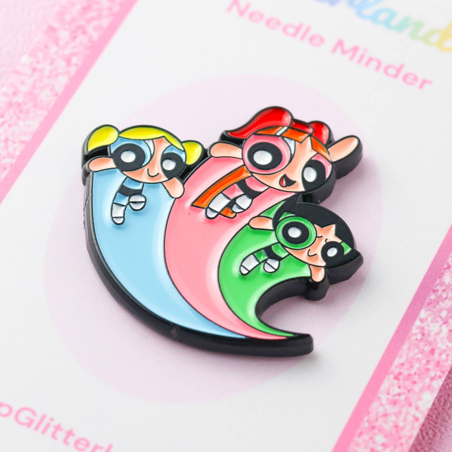 Cartoon Girl Needle Minder