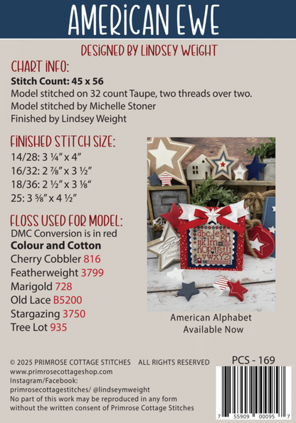 Ewe Pattern American Ewe Pattern – Colour and Cotton