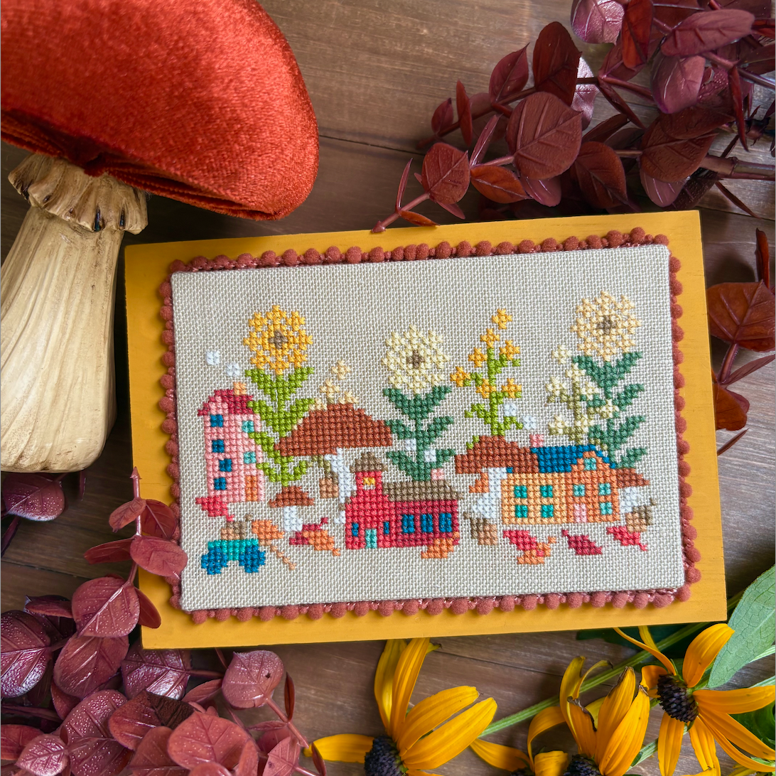Autumn Fairy Village Pattern