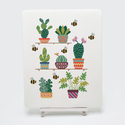 Cacti Counted Cross Stitch Kit