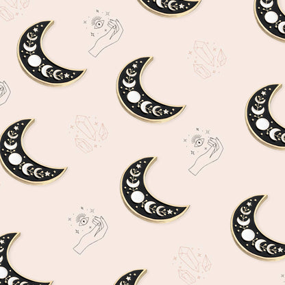 Moon and Stars Needle Minder