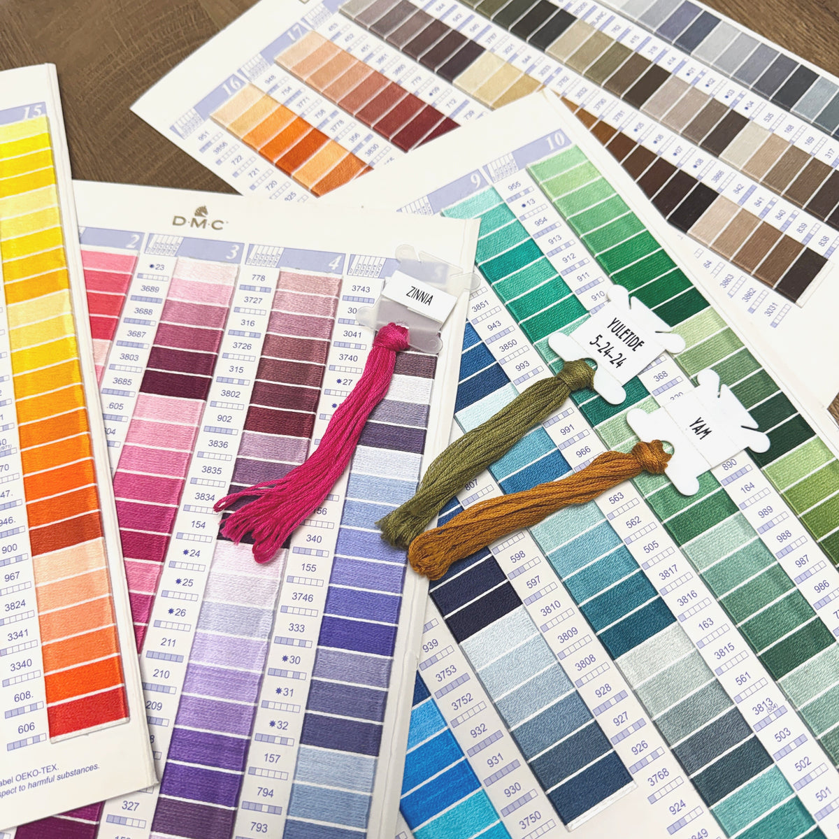 DMC to Colour and Cotton thread conversion guide