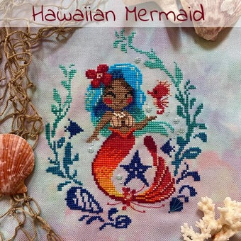 Hawaiian Mermaid Pattern