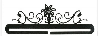 Lily Scroll Bell Pull Craft Holder