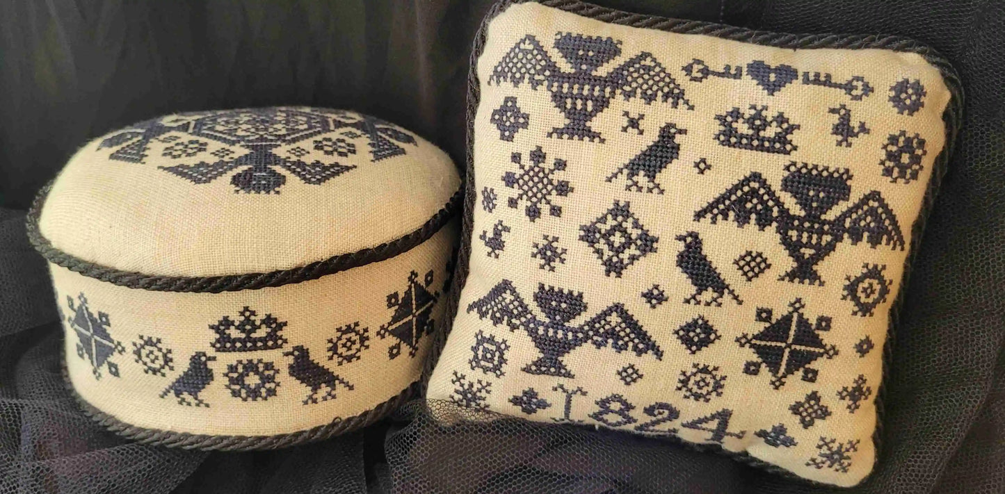 Angels and Crows Pattern