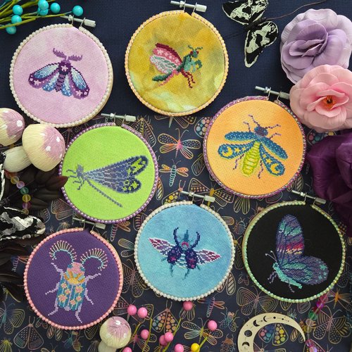 Celestial Bugs Zine Pattern