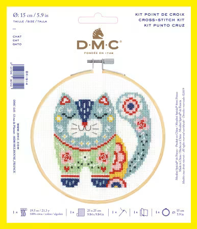 Cat Cross Stitch Kit