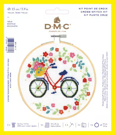 Bicycle Cross Stitch Kit