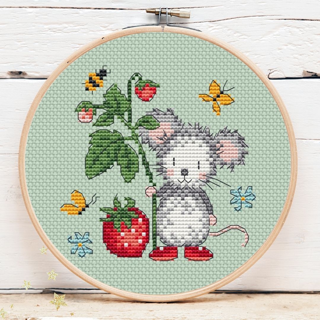 Strawberry Mouse Mini 1 Pattern