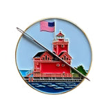 Big Red Lighthouse Needle Minder