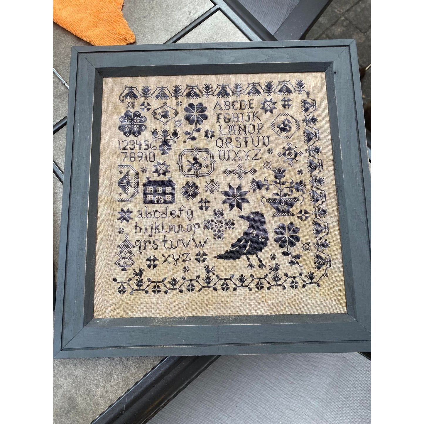Black Bird Sampler Pattern