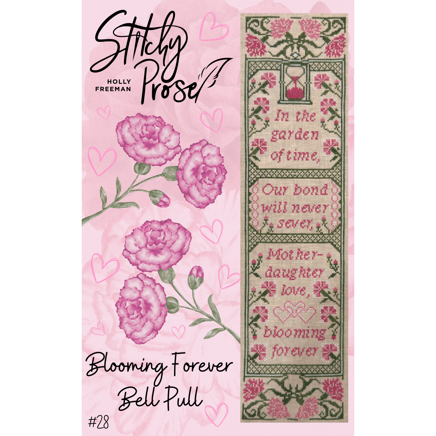 Blooming Forever Bell Pull Pattern