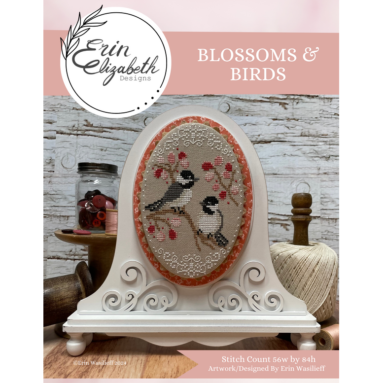 Blossoms and Birds Pattern