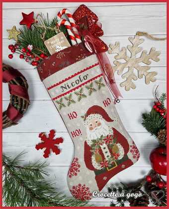 Ho Ho Ho Christmas Stocking 2024 Pattern