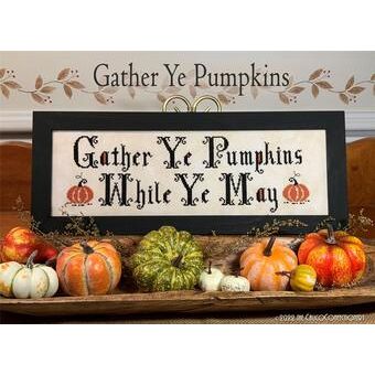 Gather Ye Pumpkins Pattern