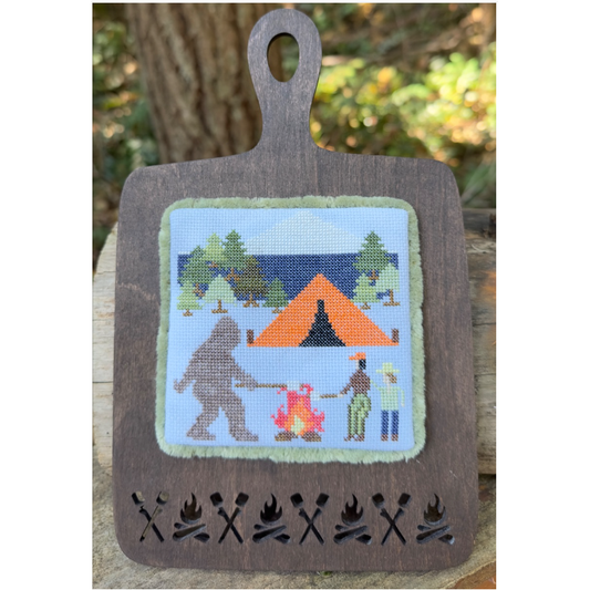 Camping Bigfoot Pattern