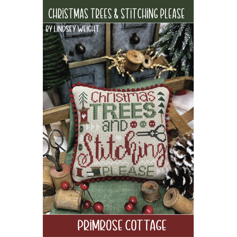 Christmas Trees and Stitching Please Pattern