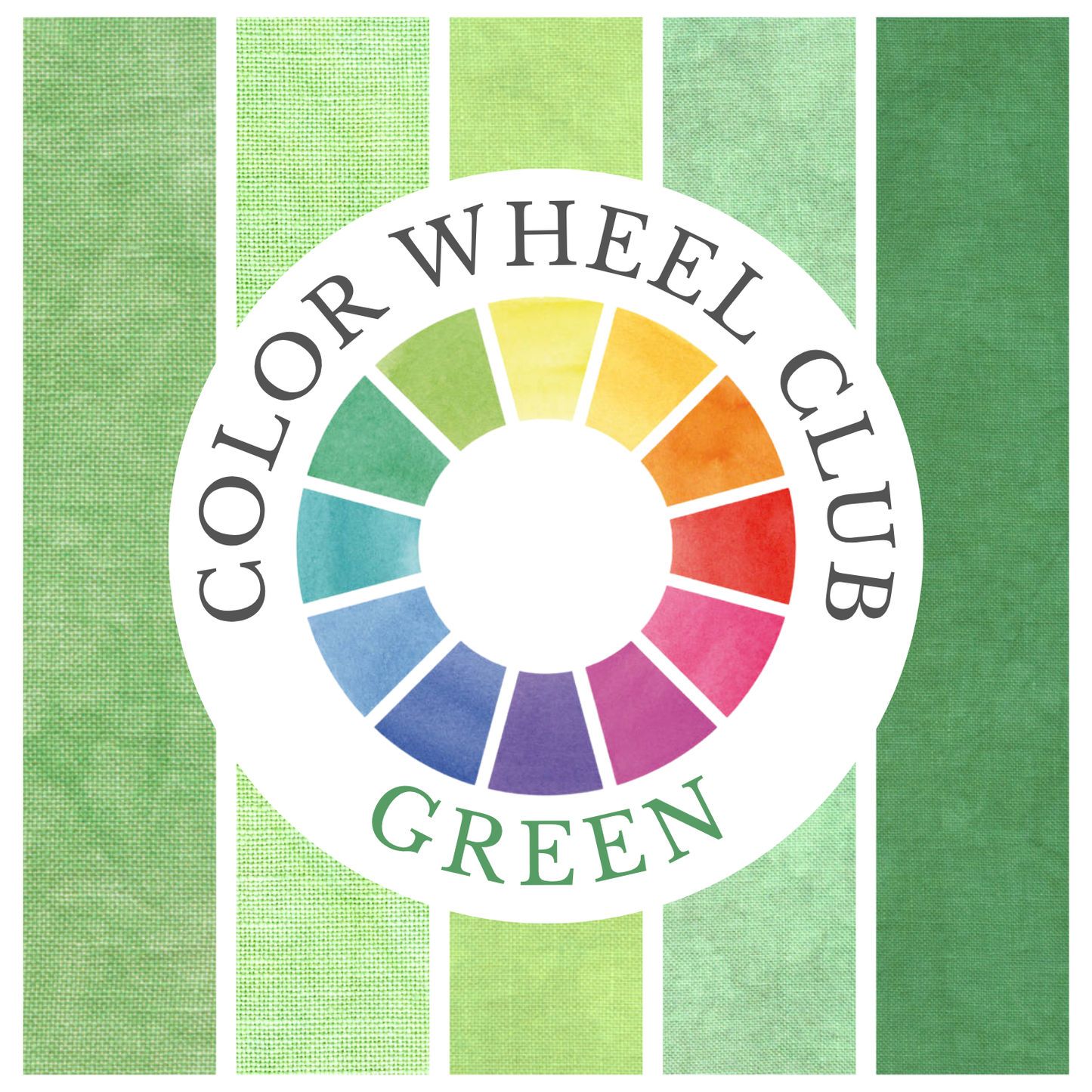Color Wheel Fabric Club Green